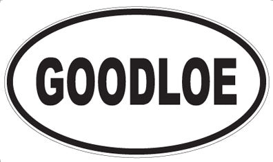 GOODLOE - Oval Magnet