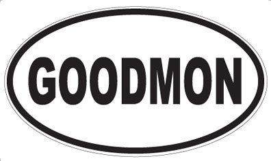 GOODMON - Oval Magnet