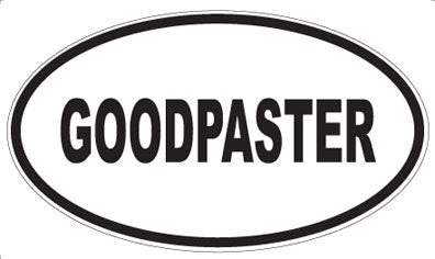 GOODPASTER - Oval Magnet