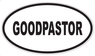 GOODPASTOR - Oval Magnet