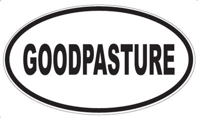 GOODPASTURE - Oval Magnet