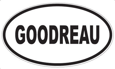 GOODREAU - Oval Magnet
