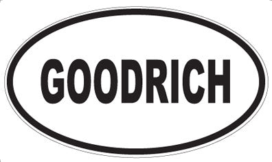 GOODRICH - Oval Magnet