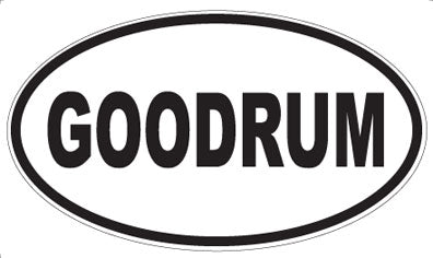 GOODRUM - Oval Magnet