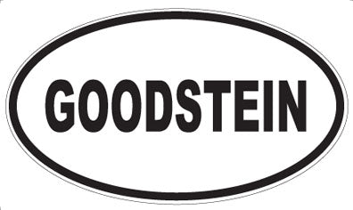 GOODSTEIN - Oval Magnet