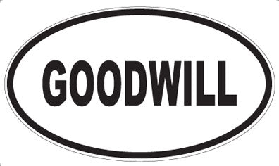 GOODWILL - Oval Magnet