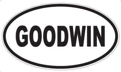 GOODWIN - Oval Magnet