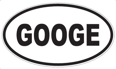 GOOGE - Oval Magnet