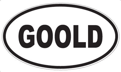 GOOLD - Oval Magnet