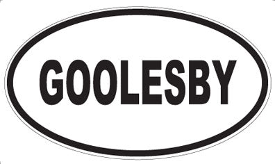 GOOLESBY - Oval Magnet