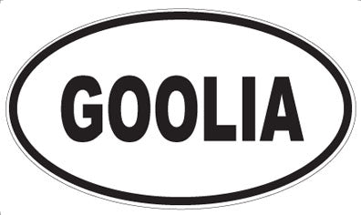 GOOLIA - Oval Magnet