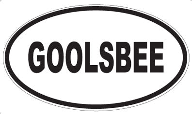 GOOLSBEE - Oval Magnet