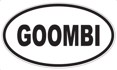 GOOMBI - Oval Magnet