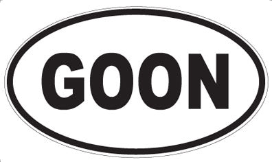 GOON - Oval Magnet
