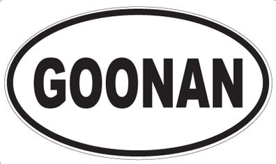 GOONAN - Oval Magnet