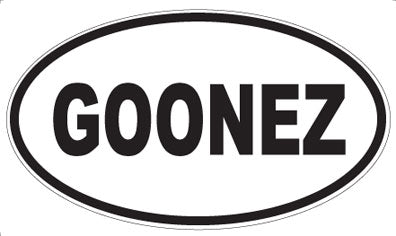GOONEZ - Oval Magnet