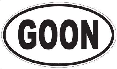 GOON - Oval Sticker