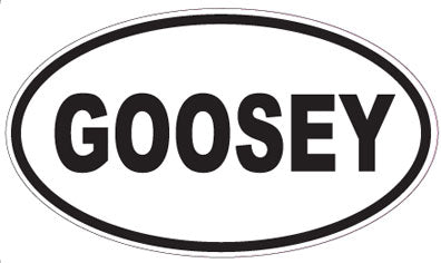 GOOSEY - Oval Sticker