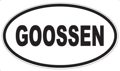 GOOSSEN - Oval Magnet