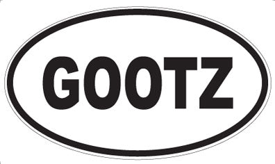 GOOTZ - Oval Magnet