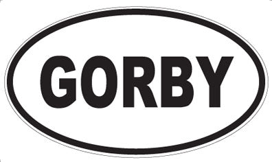 GORBY - Oval Magnet