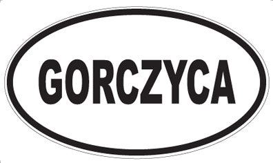 GORCZYCA - Oval Magnet
