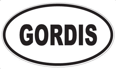 GORDIS - Oval Magnet