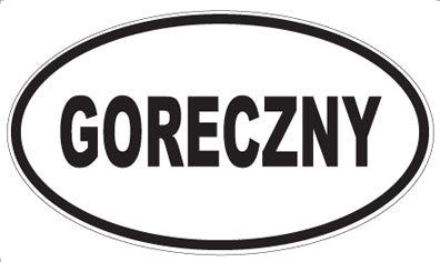 GORECZNY - Oval Magnet