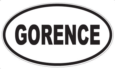 GORENCE - Oval Magnet