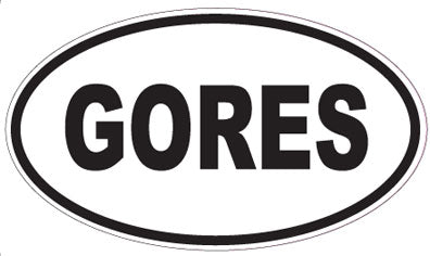 GORES - Oval Magnet