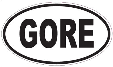 GORE - Oval Sticker
