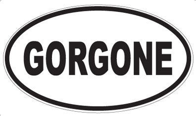 GORGONE - Oval Magnet