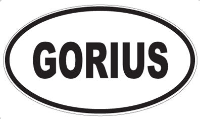 GORIUS - Oval Magnet