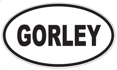 GORLEY - Oval Magnet