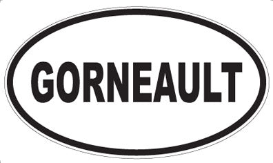 GORNEAULT - Oval Magnet