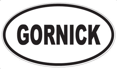 GORNICK - Oval Magnet