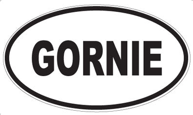 GORNIE - Oval Magnet