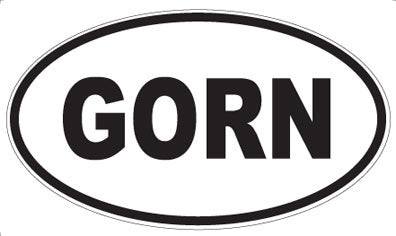 GORN - Oval Magnet