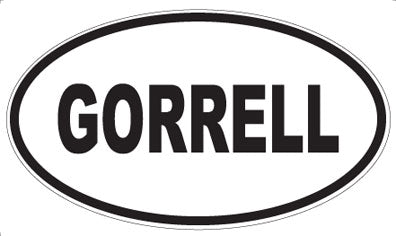GORRELL - Oval Magnet