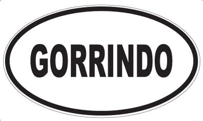 GORRINDO - Oval Magnet