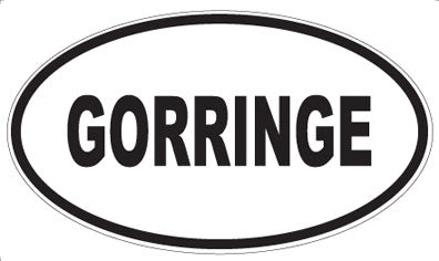 GORRINGE - Oval Magnet
