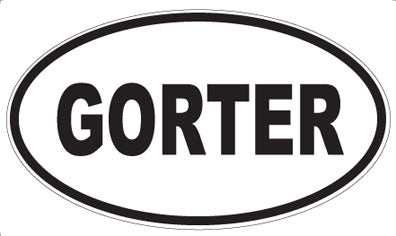 GORTER - Oval Magnet