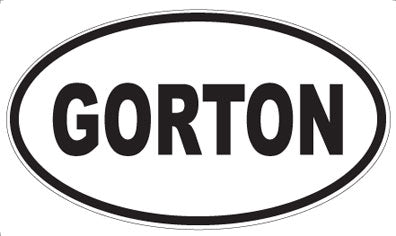 GORTON - Oval Magnet