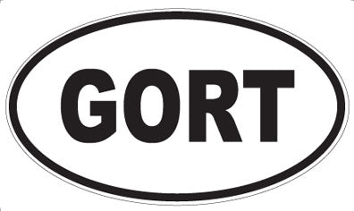 GORT - Oval Magnet