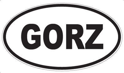 GORZ - Oval Magnet