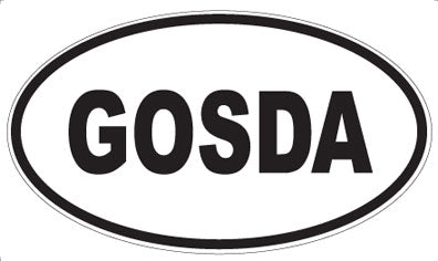 GOSDA - Oval Magnet