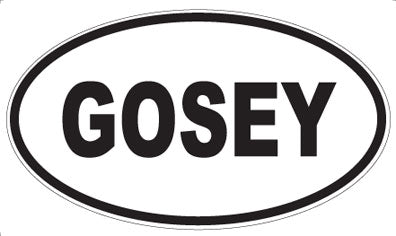 GOSEY - Oval Magnet