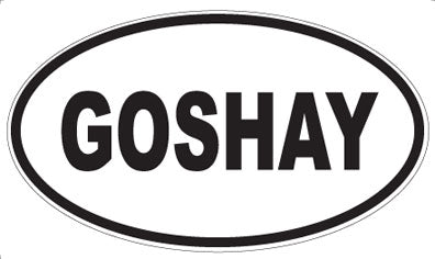 GOSHAY - Oval Magnet
