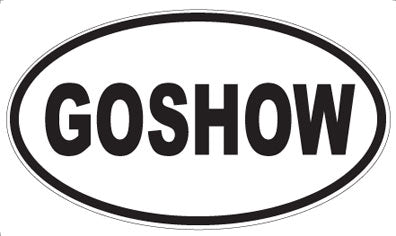 GOSHOW - Oval Magnet
