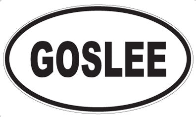 GOSLEE - Oval Magnet